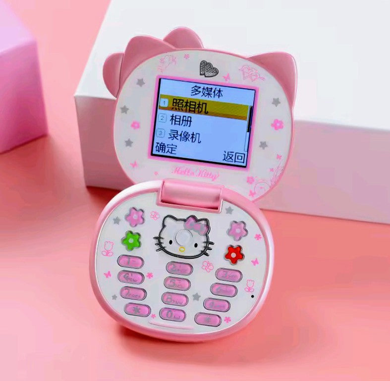 Kawaii Sanrio Hello Kitty Flip Phone