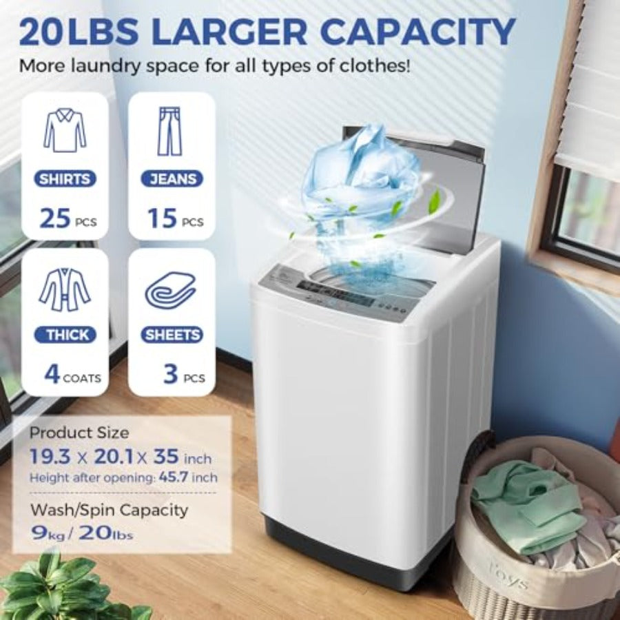 20LB Portable Washer Machine And Dryer Combo