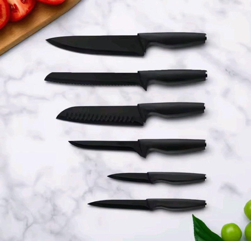 XBJ 15 Piece Kitchen Knife Set With Sharpener