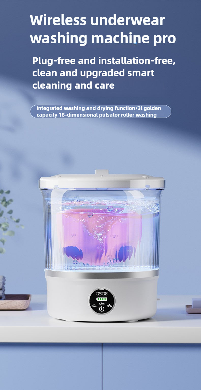 3L Portable Mini Washer Machine