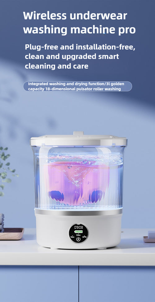 3L Portable Mini Washer Machine