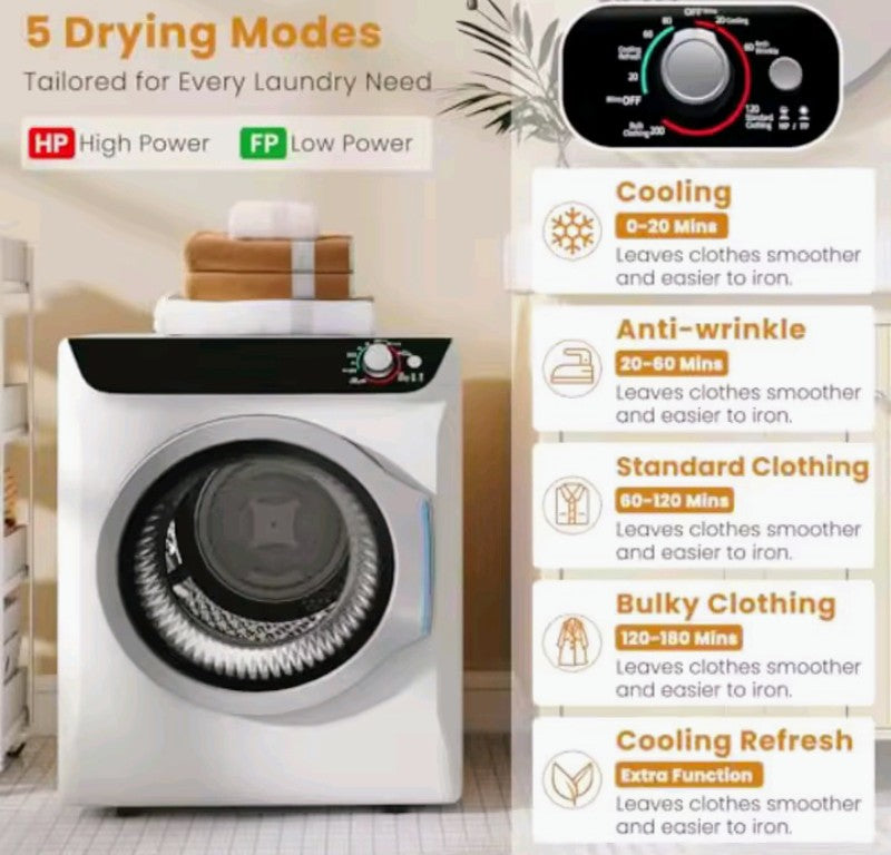 28LB Washer And Dryer Combo Set