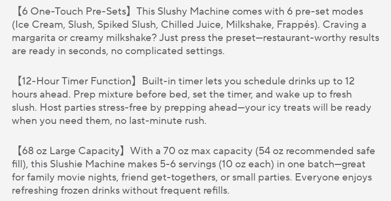 GARVEE Slushy One Touch Machine