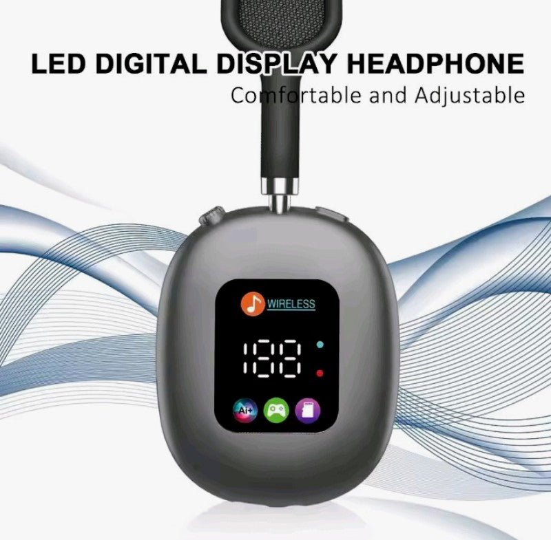 LED Bluetooth Noise Cancelation Headphones
