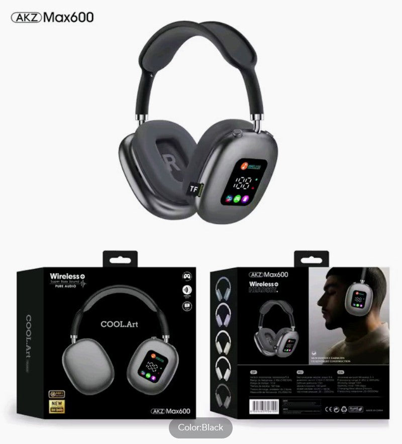 LED Bluetooth Noise Cancelation Headphones